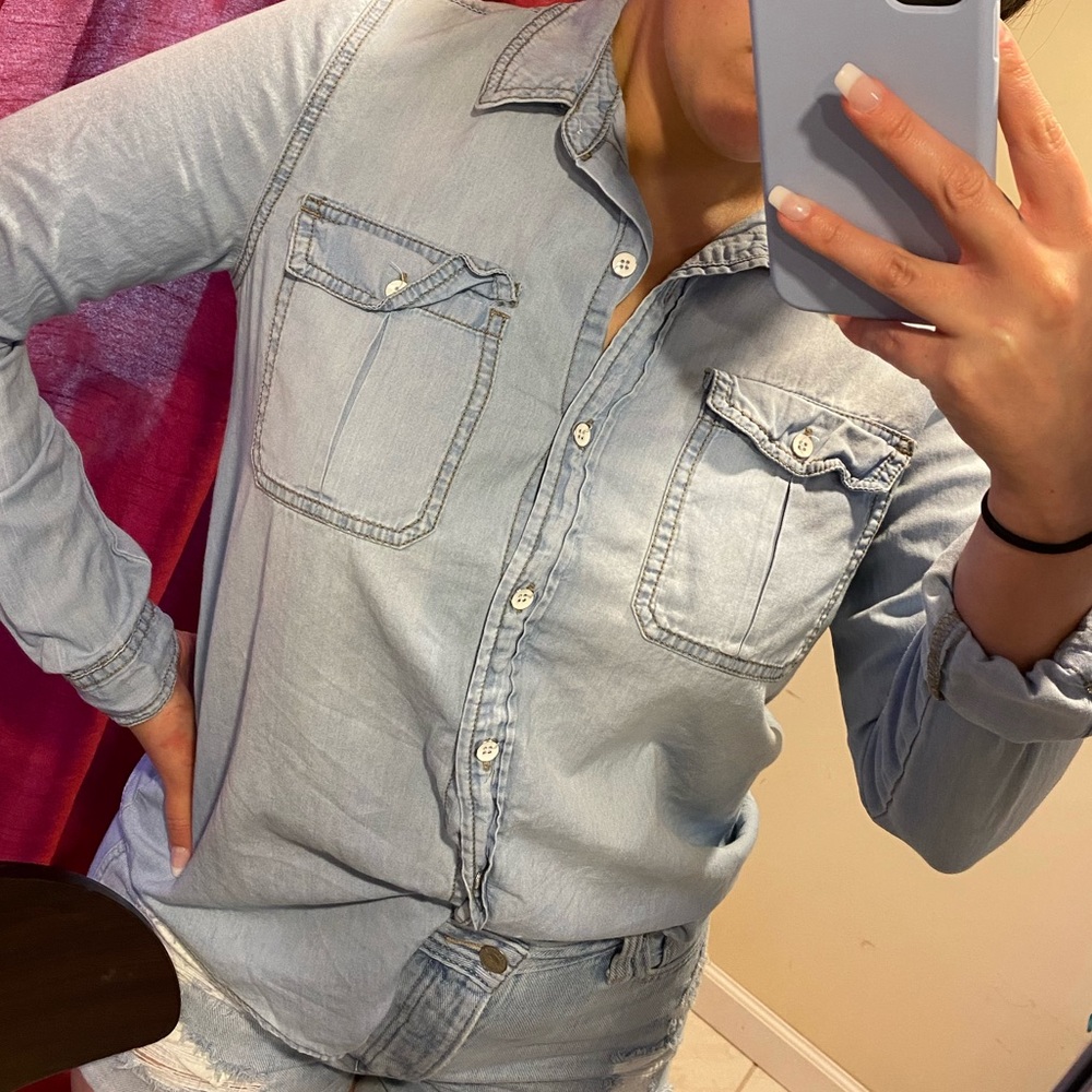 Denim long sleeve